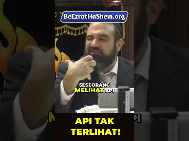 Bahaya yang Tak Terlihat… Ini Lebih Berbahaya dari Api! #Torah #Yahudi #RabiYaronReuven