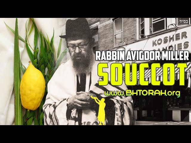 Coutume de Sukkot du Rabbi Avigdor Miller