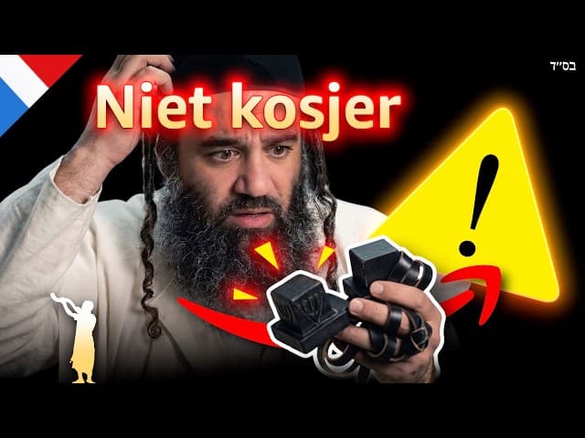 WAARSCHUWING: 60% VAN TEFILLIN NIET KOSHER!