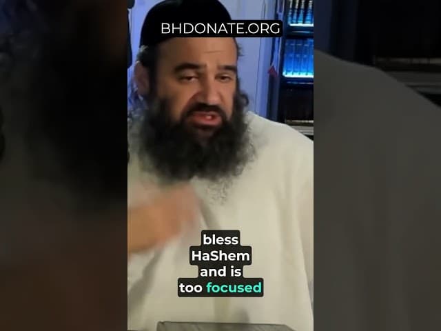 Blessing Over The Bad Help Here: Beezrathashem.org/donate Full Lecture:
