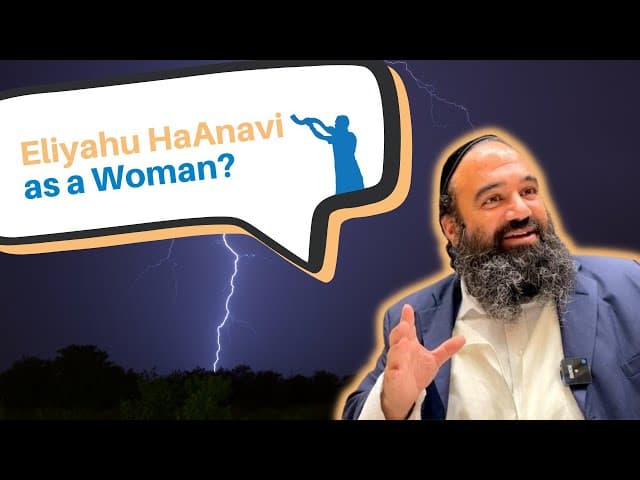 Can Eliyahu HaAnavi come in woman form?