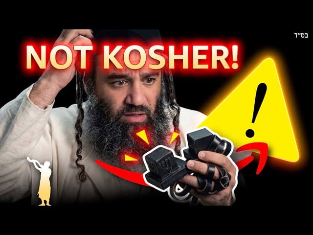 WARNING OVER 60% OF TEFILLIN NOT KOSHER!