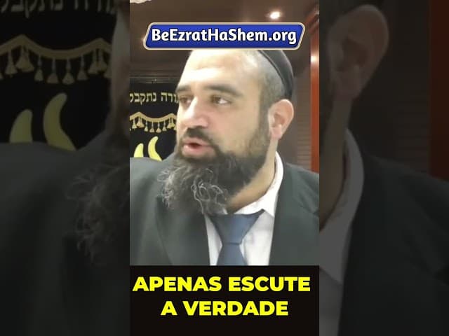 A Verdade Nua e Crua: "Não preciso que você me ame" #Torá #Judeu #RabinoYaronReuven