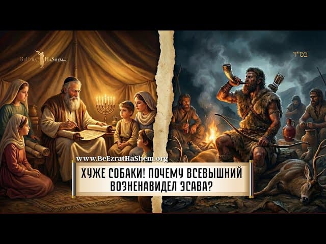 Хуже собаки: Почему Всевышний возненавидел Эсава? | Раввин Ярон Реувен