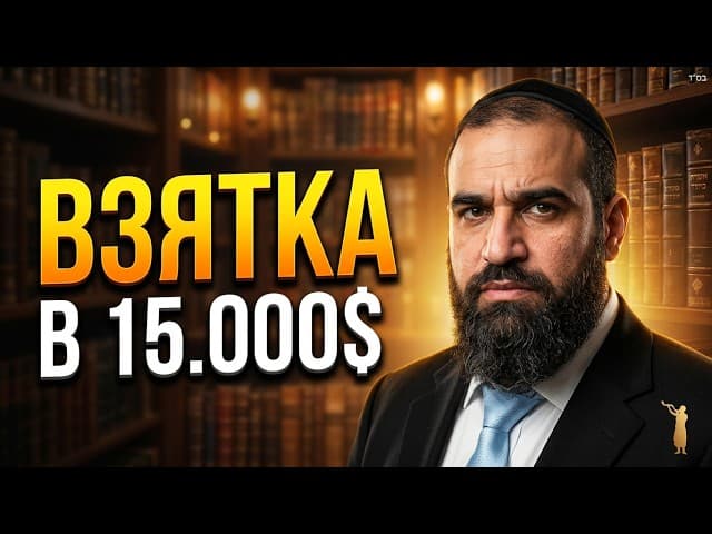 Взятка в 15.000$: Великое испытание для истинного Цадика | Раввин Ярон Реувен