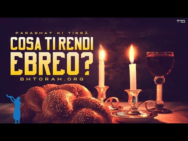 Parashat Ki Tisa: Shabbat ti rende ebreo.