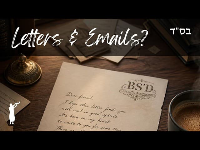 Should One Add "BS'D" or "B'H" in the Top Corner of Every Email One Writes?