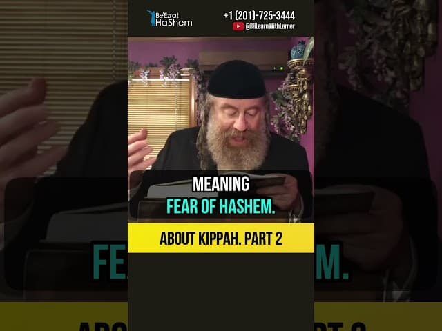 2️⃣ About kippah ⚫ Choose wisely! #shorts #torah