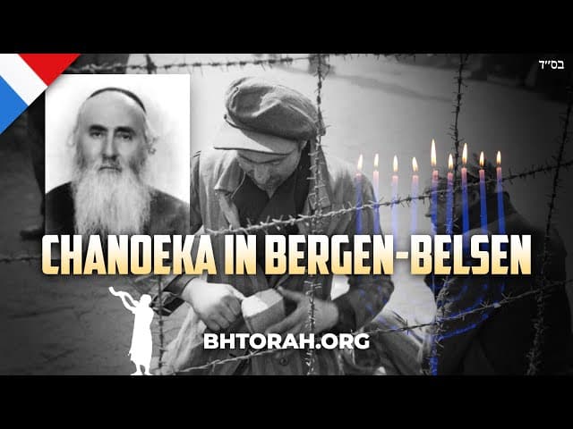 Chanoeka in concentratiekamp Bergen-Belsen