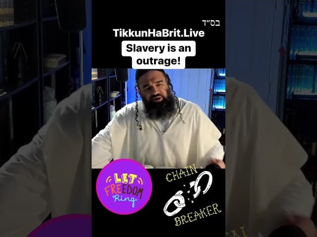 Slavery Is An Outrage #Torah #Jewish #RabbiYaronReuven #Judaism #Shocking