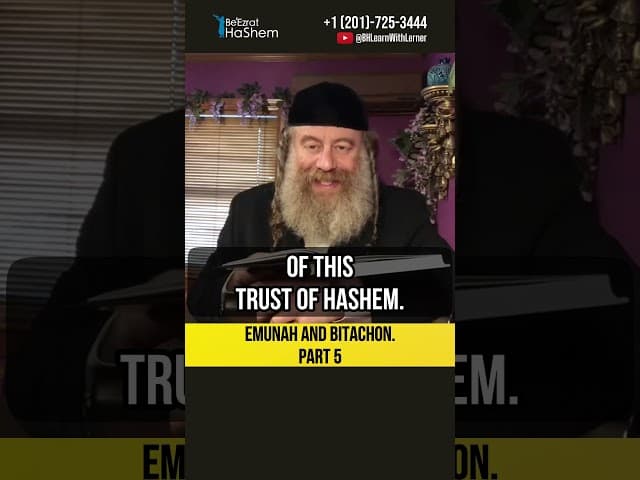 5️⃣ Emunah and Bitachon 💡 Seeing Hashem in Nature #shorts #Torah