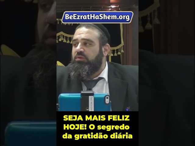 Agradeça a HaShem Diariamente: O caminho para uma vida plena #Torá #Judeu #RabinoYaronReuven