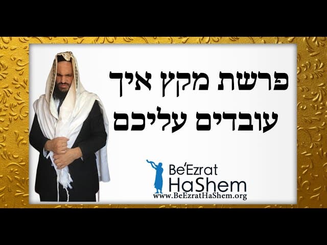 פרשת מקץ איך עובדים עליכם
