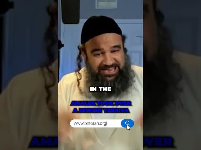 Amalek Menguasai Yeshiva Yahudi