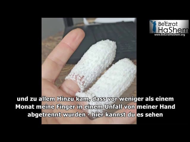 SIEH, WEINE UND HILF UNS DIESEN ZADDIKIM ZU HELFEN