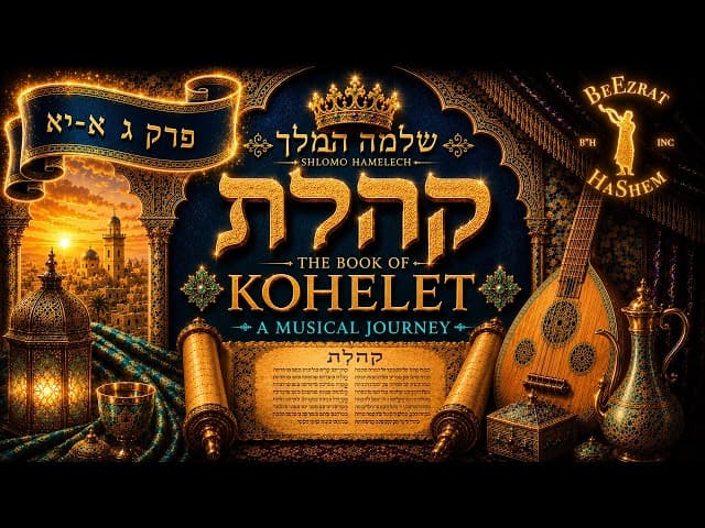 לכל זמן ועת - קהלת פרק ג': א'-י"א | Jewish Music
