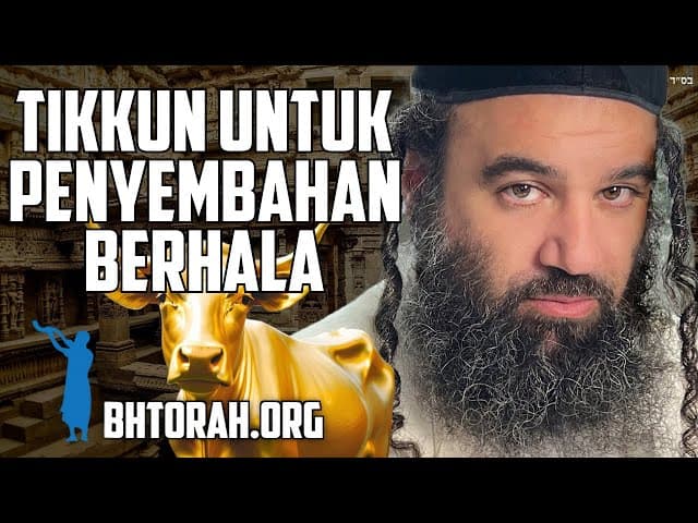 Parashat Vayakhel | Tikkun Untuk Dosa Lembu Emas