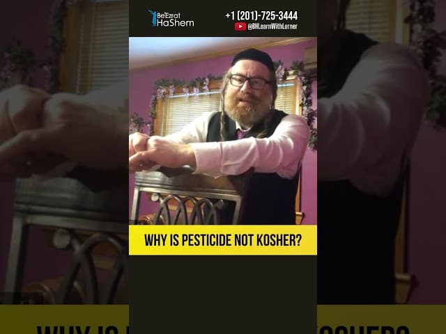 💡Why is pesticide not kosher? #Torah #shorts