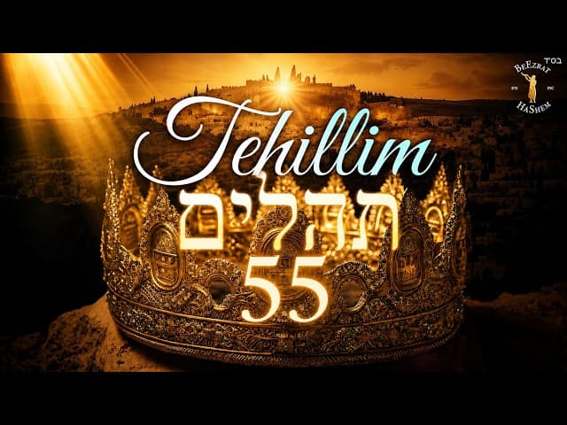 Tehillim 55 ✨-Cast Your Burden Upon Hashem- תהילים נ"ה | Jewish Music