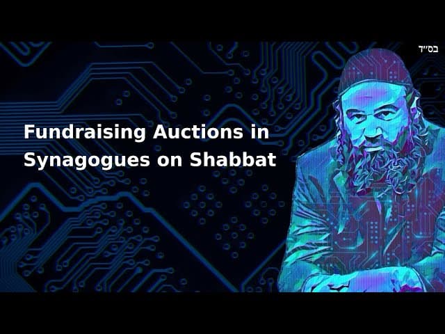 Fundraising Auctions in Synagogues on Shabbat