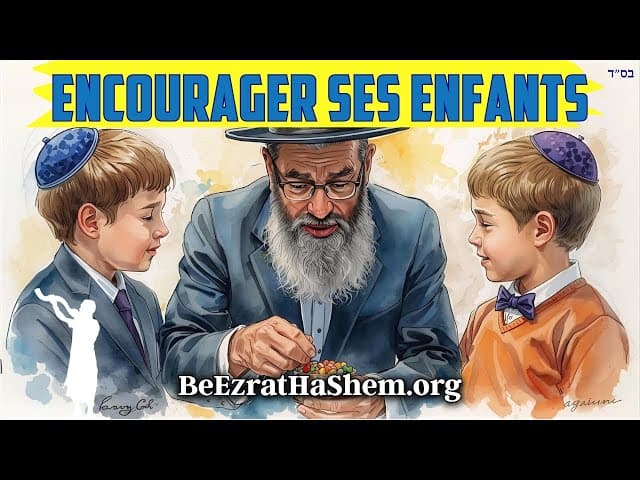 Parents juifs, motivez vos enfants à étudier la Torah.