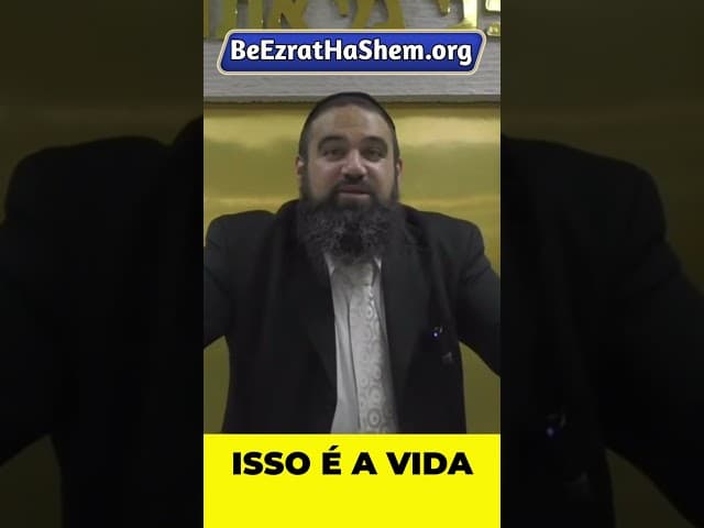 Isso é a Vida Filhos, Cansaço e o Verdadeiro Sentido da Existência #Torá #Judeu #RabinoYaronReuven