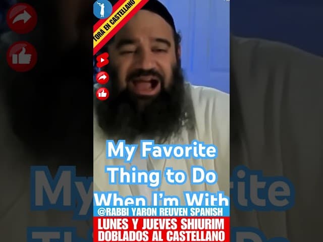 ¿Por qué mi Rabino habría de sacar la basura de su Rabino? - Clip doblado al Castellano
