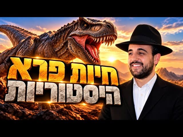 הרב מאיר אליהו | חיות פרא הסטוריות | מוסאיוף- ה׳תשפ״ז 