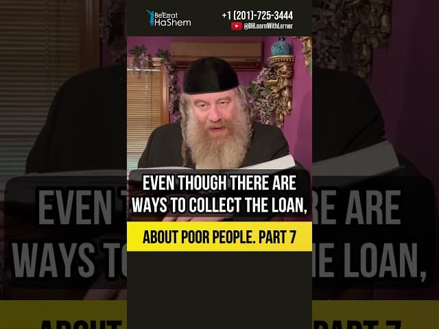 [7] About poor people 💠 The Secret Benefit of Charity Scams #Torah #shorts