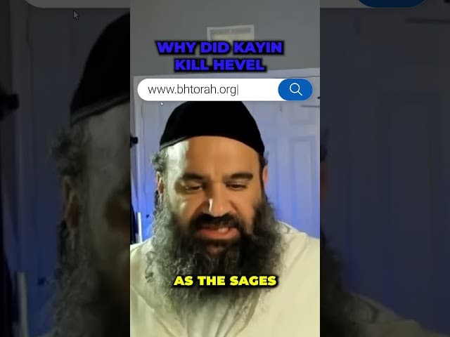 Why Did Kayin Kill Havel?  #rabbiyaronreuven #jewishinspiration #God #torah #judaism #Jewish