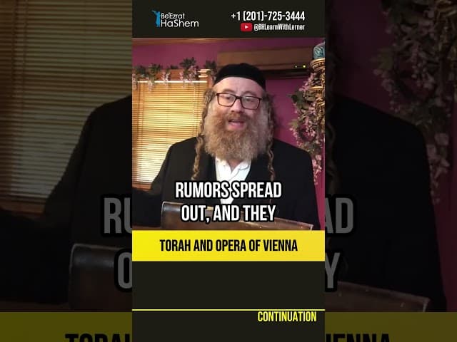 Torah and Opera Of Vienna ☀️ Sacrifices of Holy Jewish Women #shorts #torah