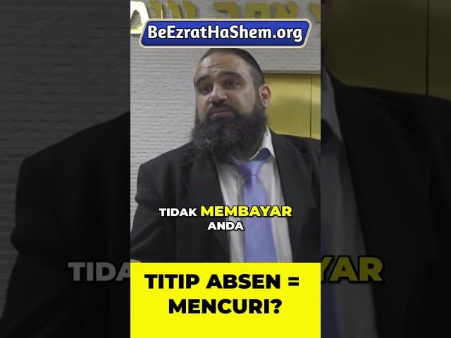 Pencurian yang Banyak Orang Anggap Sepele #Torah #Yahudi #RabiYaronReuven