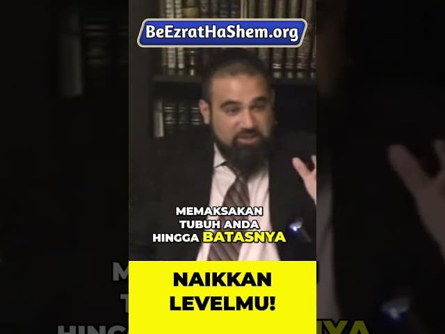 Ini yang Membuatmu Maju  #Torah #Yahudi #RabiYaronReuven