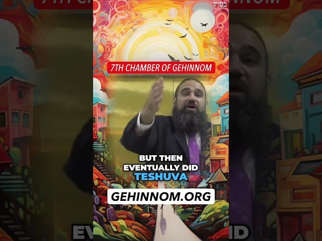 7th Chamber of Gehinnom #Torah #Jewish #RabbiYaronReuven