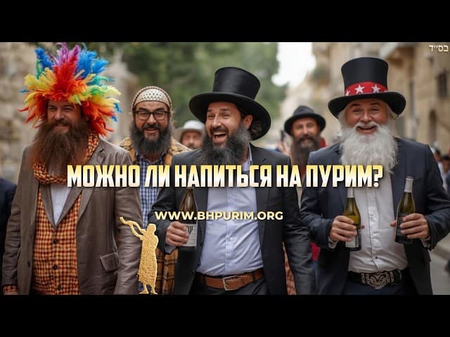 Можно ли напиться на Пурим?