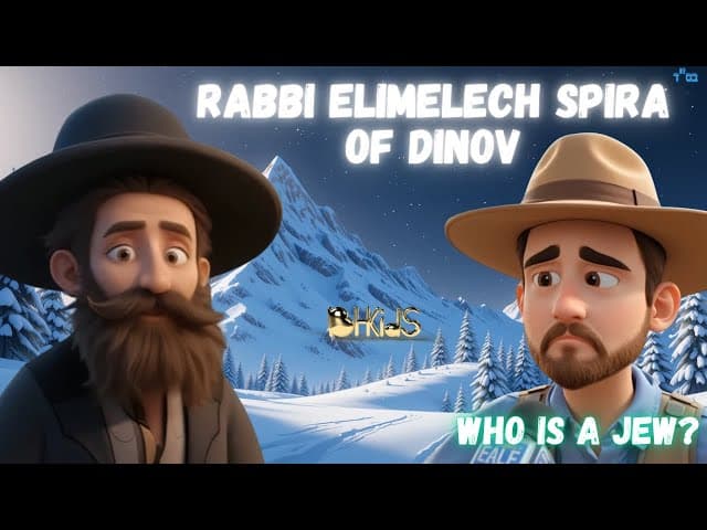 The Snowy Night That Opened the Gates of Heaven- RABBI ELIMELECH SPIRA OF DINOV | TORAH FOR KIDS AI