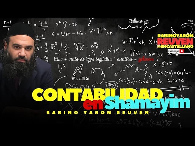 La  contabilidad en Shamayim - Nada es #gratis
