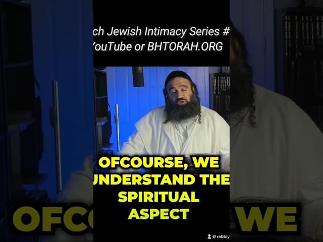 Watch JEWISH INTIMACY (16)https://youtu.be/OwDCX-201qo #Intimacy #torah #judaism #wealth #lovestatus