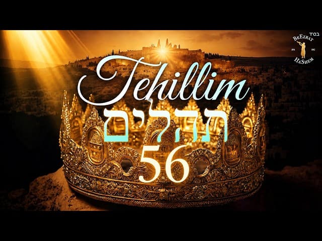 Tehillim 56- When I Am Afraid, I Trust in You - תהילים נ"ו | Jewish Music