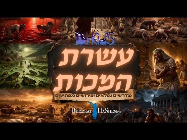 🐸🔥 עשרת המכות עם מדרשים נפלאים ופירושים מפתיעים בהמחשת AI!
