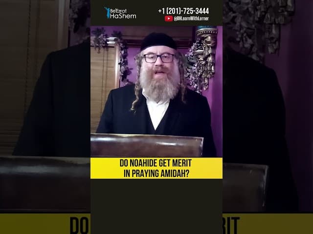 Do Noahides Benefit From Avraham's Merit When They Pray? #Torah #shorts