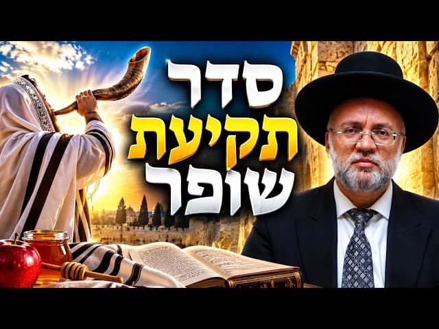 סדר תקיעת שופר [הדגמה מעשית] - הרב יוסך חיים מזרחי