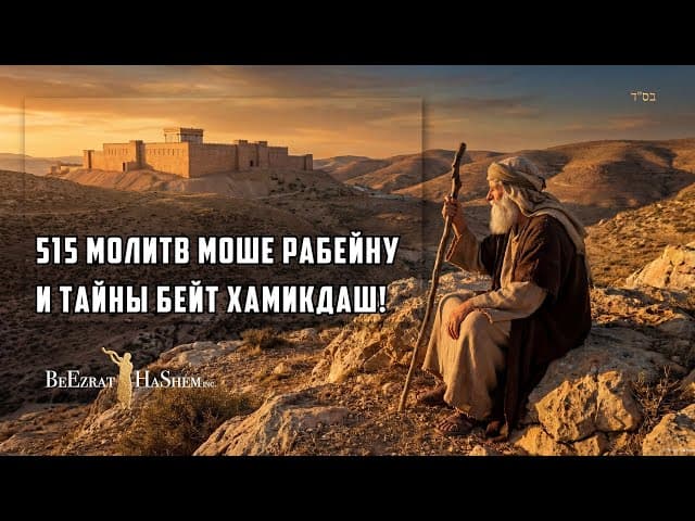 🔥 515 Молитв Моше и Тайны Бейт Хамикдаш! | Параша Ваэтханан | Раввин Ярон Реувен