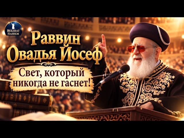 Маран Рав Овадья Йосеф — свет, который никогда не угаснет