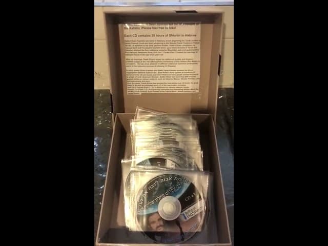 Tutorial how to present  📦 CDs in Synagogues and Shops