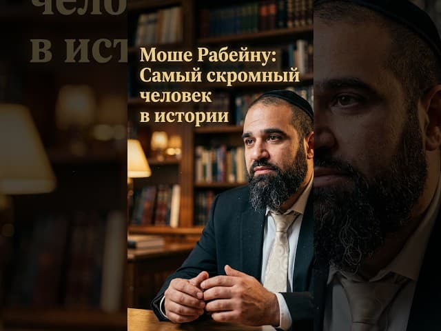 Моше Рабейну: Самый скромный человек в истории