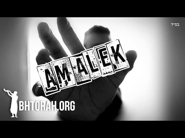 Did You Remove Amalek?