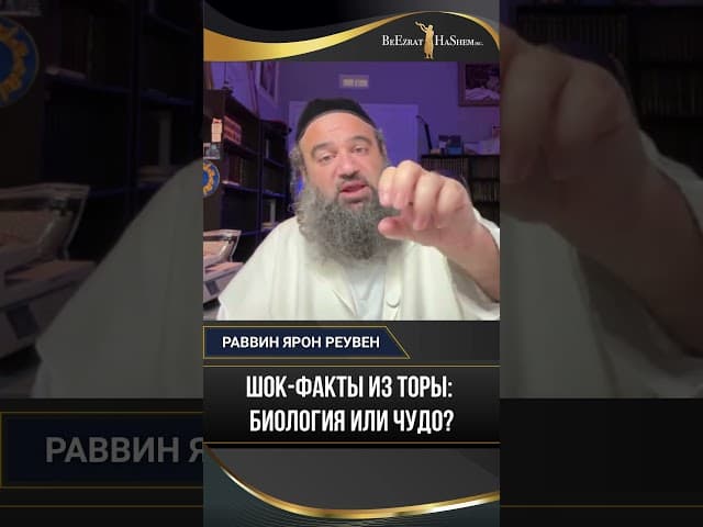 Шок факты из Торы: биология или чудо? | Раввин Ярон Реувен