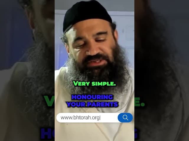 Honoring Your Parents #rabbiyaronreuven #jewishinspiration #God #torah #judaism #Jewish