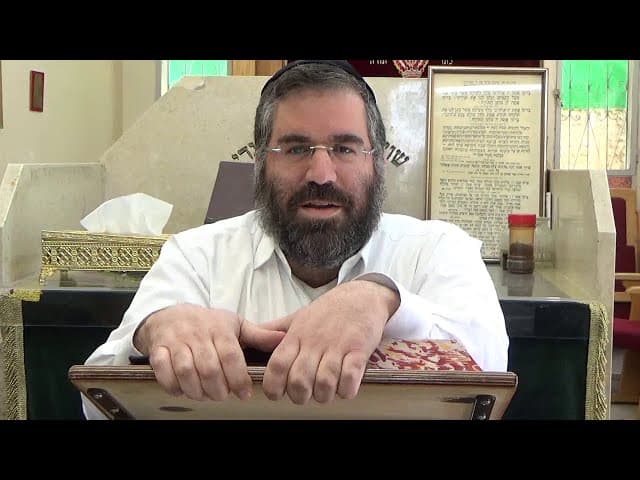 הרב צבי דידי - הרשב''י - נעשה אדם נאמר בעבורך - שיעור חובה